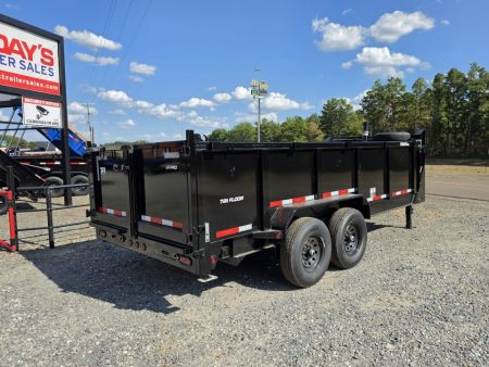 New 2027 Top Hat Trailers DX14 16' x 83" Gooseneck Dump Trailer Dump Trailer