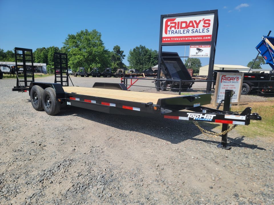 New 2027 Top Hat Trailers EH14 22' x 83" 14K Equipment Trailer