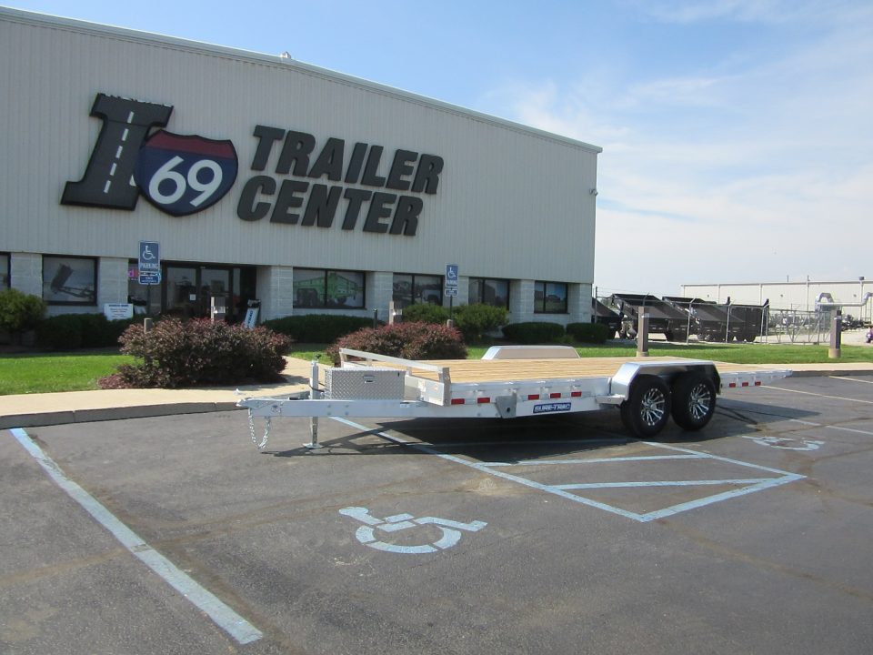 New 2026 Sure-Trac 7 x 20 ST-PTA8220-100 Aluminum Power Tilt Trailer 10K