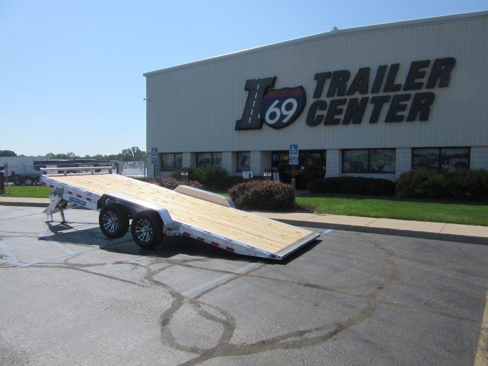 New 2026 Sure-Trac 7 x 20 ST-PTA8220-100 Aluminum Power Tilt Trailer 10K