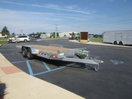 New 2026 Sure-Trac 7 x 20 ST-PTA8220-100 Aluminum Power Tilt Trailer 10K