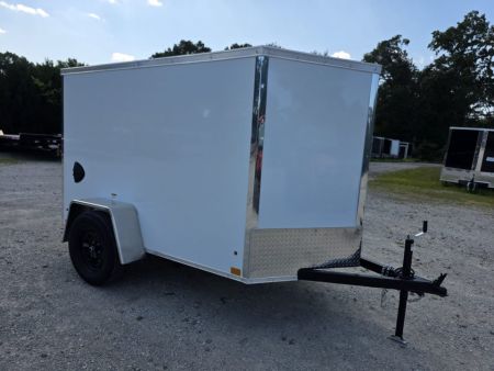 New 2026 Cross Trailers 5X8 screwless RAMP DOOR CARGO ENCLOSED TRAILER 5 X 8 Cargo / Enclosed Trailer