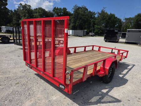 New 2026 Rice Trailers 76X14 6'4X14 SXS QUAD ATV UTV GOLF CART MOWER Utility Trailer