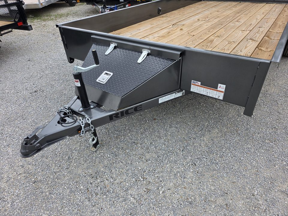 New 2026 Rice Trailers 82X14 6'10X14 SXS QUAD ATV UTV GOLF CART MOWER Utility Trailer 82 X 14