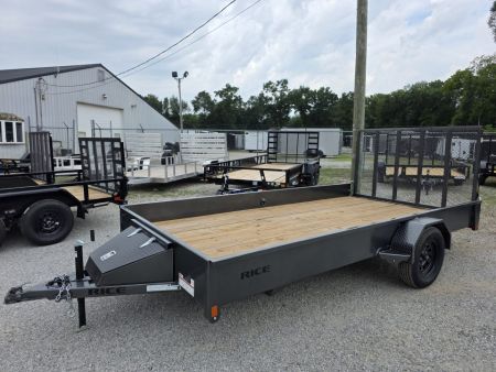 New 2026 Rice Trailers 82X14 6'10X14 SXS QUAD ATV UTV GOLF CART MOWER Utility Trailer 82 X 14