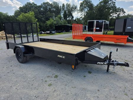 New 2026 Rice Trailers 82X14 6'10X14 SXS QUAD ATV UTV GOLF CART MOWER Utility Trailer 82 X 14