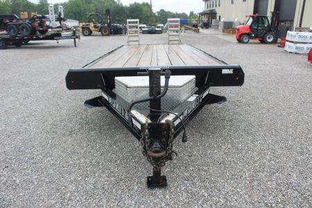 Used 2025 Moritz 8' 6" x 22' + 4' Deckover Flatbed w/ Beavertail - Aluminum Ramps - 16,000# GVW