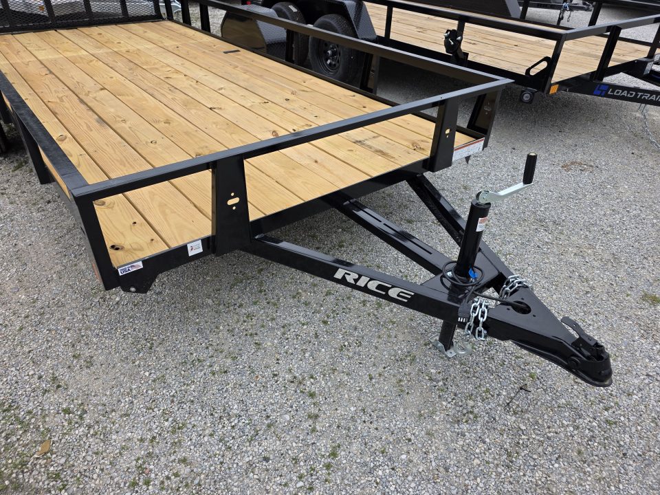 New 2026 Rice Trailers 76X14 6'4X14 SXS QUAD ATV UTV GOLF CART MOWER Utility Trailer