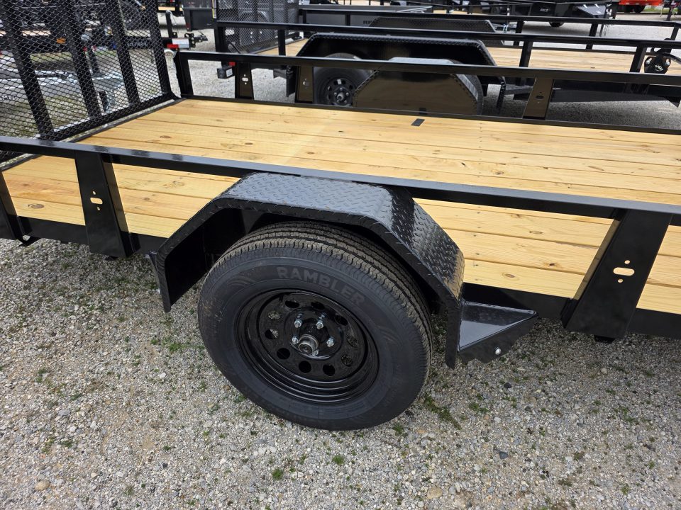 New 2026 Rice Trailers 76X14 6'4X14 SXS QUAD ATV UTV GOLF CART MOWER Utility Trailer