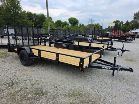 New 2026 Rice Trailers 76X14 6'4X14 SXS QUAD ATV UTV GOLF CART MOWER Utility Trailer