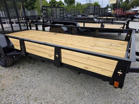 New 2026 Rice Trailers 76X14 6'4X14 SXS QUAD ATV UTV GOLF CART MOWER Utility Trailer