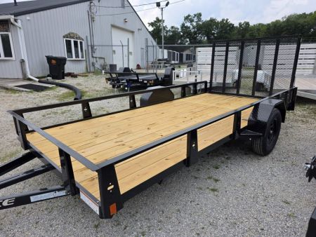 New 2026 Rice Trailers 76X14 6'4X14 SXS QUAD ATV UTV GOLF CART MOWER Utility Trailer