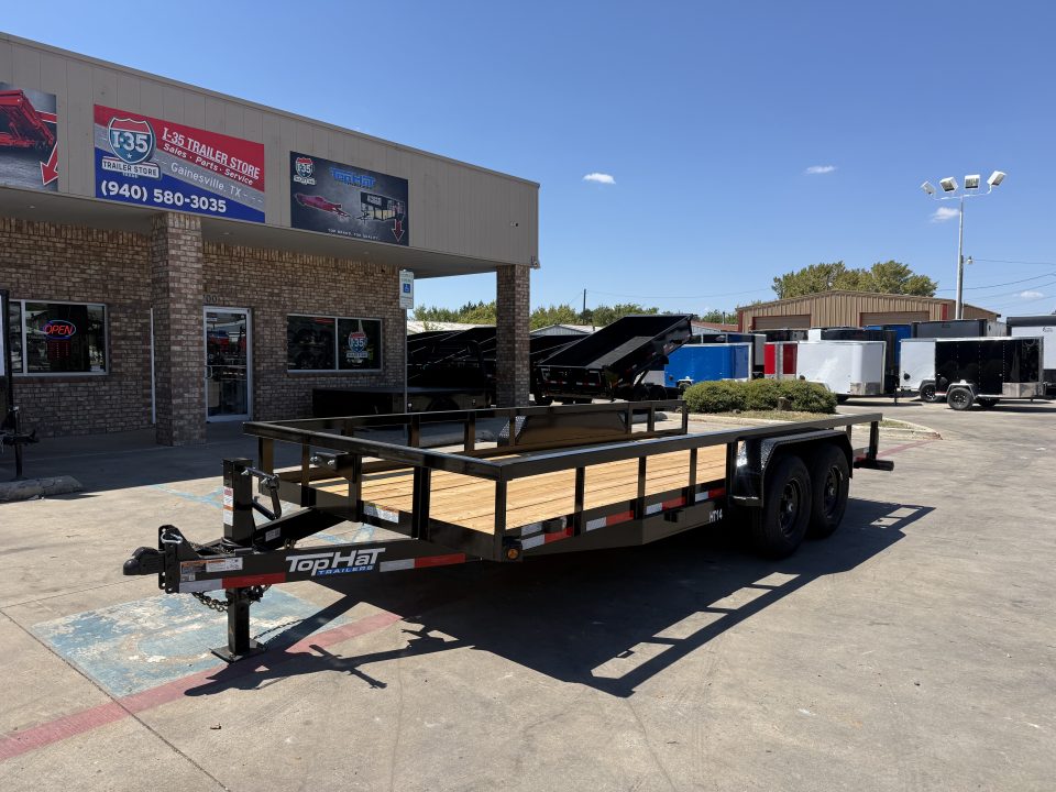 New 2026 Top Hat Trailers HT14-18X83-14E-F Equipment Trailer