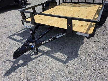 New 2026 Rice Trailers 82X10 6'10X10 SXS QUAD ATV UTV GOLF CART MOWER Utility Trailer