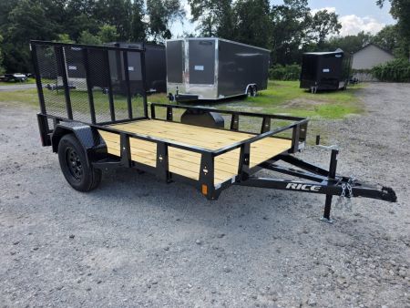 New 2026 Rice Trailers 76X10 6'4X10 SXS QUAD ATV UTV GOLF CART MOWER Utility Trailer