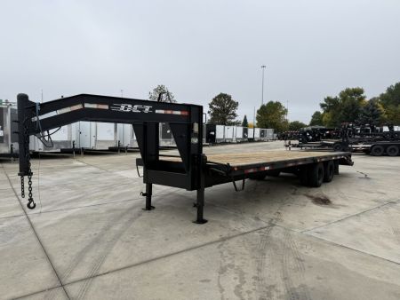 Used 2007 DCT 30ft Gooseneck with 20K GVWR and 2-10,000lb axles