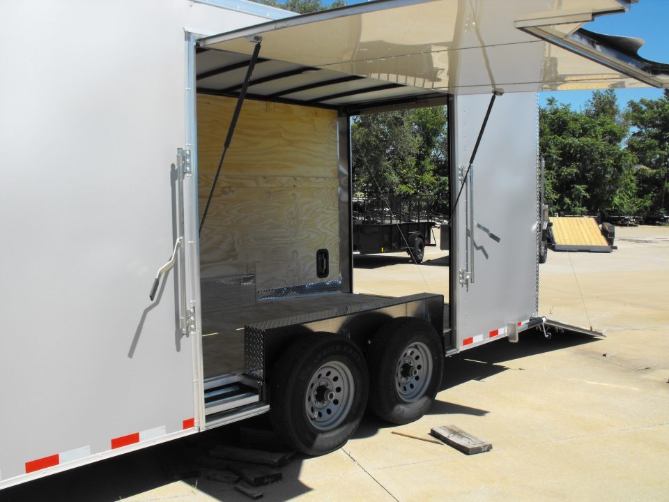 New Enclosed Trailer 8.5 X 20 Side Access Ramp 7'Interior 10K