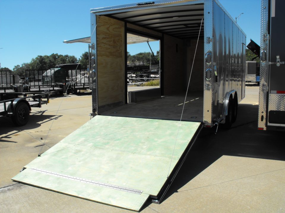 New Enclosed Trailer 8.5 X 20 Side Access Ramp 7'Interior 10K
