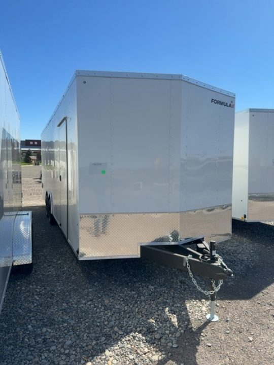 New 2027 Formula Trailers 8.5X24 TRAVERSE FLAT TOP VNOSE ENCLOSED CAR HAULER