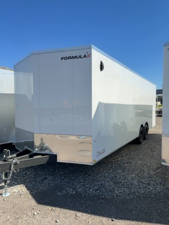 New 2027 Formula Trailers 8.5X24 TRAVERSE FLAT TOP VNOSE ENCLOSED CAR HAULER