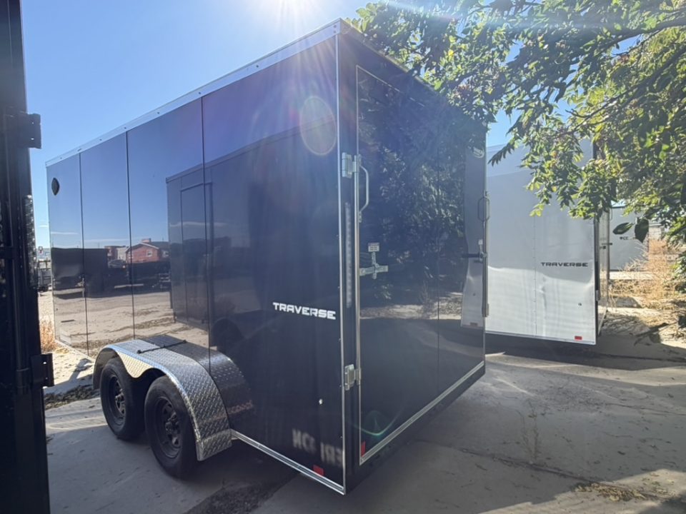 New 2027 Formula Trailers 7X16 TRAVERSE FLAT TOP V-NOSE 7K
