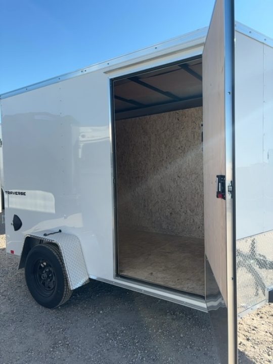 New 2027 Formula Trailers 6X10 TRAVERSE FLAT TOP VNOSE W/RAMP