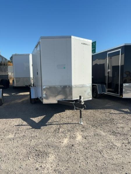 New 2027 Formula Trailers 6X10 TRAVERSE FLAT TOP VNOSE W/RAMP