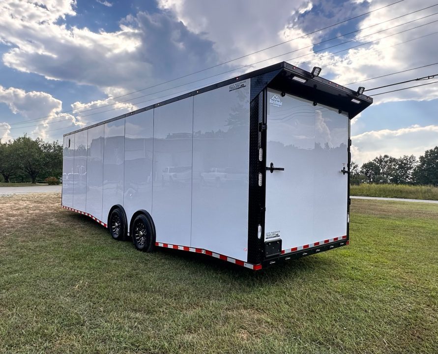 New 2027 Rock Solid Cargo 8.5x28 Race Trailer -7'6" Finished Interior-7000LB Spread Torsion-RECESSED E-TRACK-Car/Race Trailer