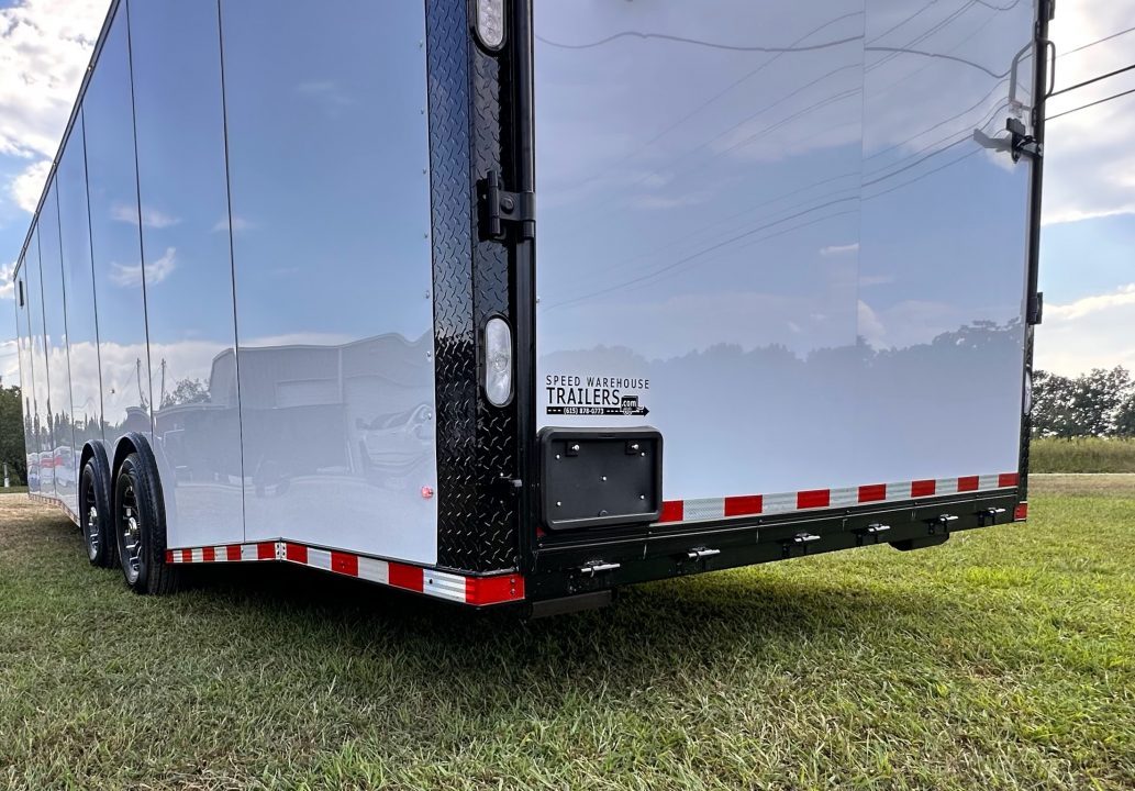 New 2027 Rock Solid Cargo 8.5x28 Race Trailer -7'6" Finished Interior-7000LB Spread Torsion-RECESSED E-TRACK-Car/Race Trailer