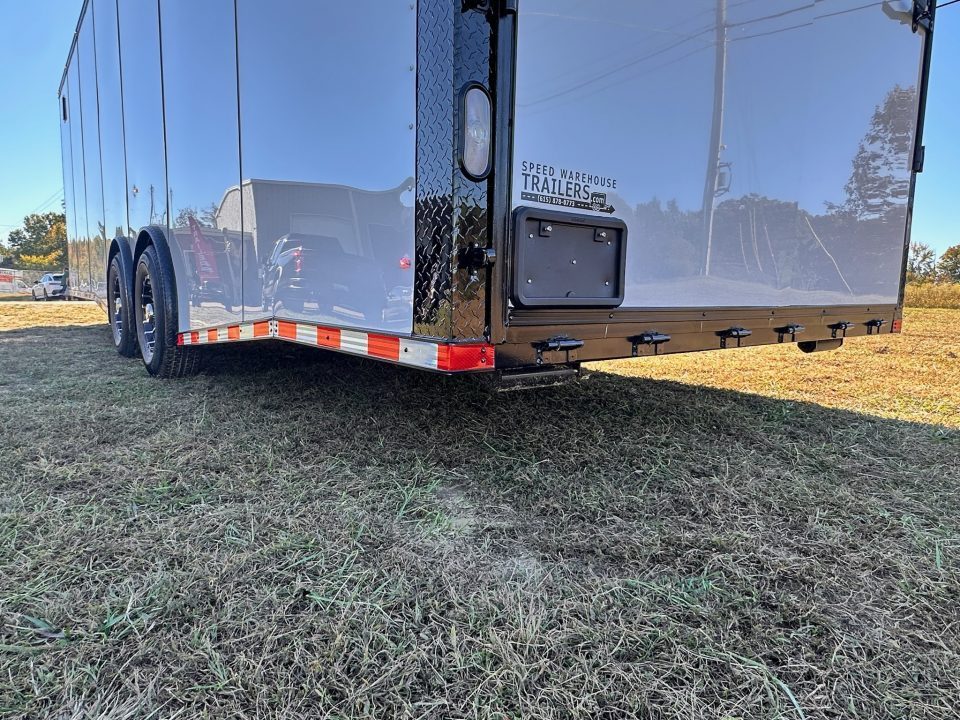 New 2027 Rock Solid Cargo 8.5x28 Race Trailer -7'6" Finished Interior-7000LB Spread Torsion-RECESSED E-TRACK-Car/Race Trailer