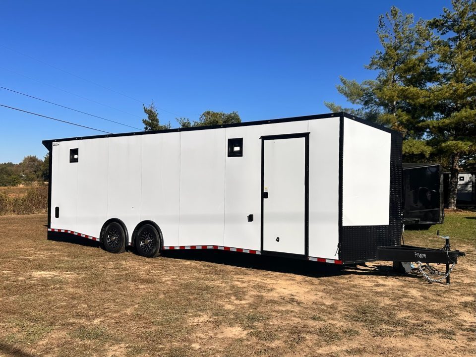 New 2027 Rock Solid Cargo 8.5x28 Race Trailer -7'6" Finished Interior-7000LB Spread Torsion-RECESSED E-TRACK-Car/Race Trailer