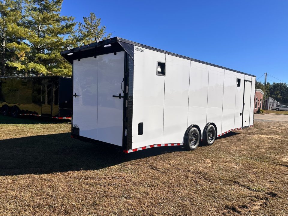 New 2027 Rock Solid Cargo 8.5x28 Race Trailer -7'6" Finished Interior-7000LB Spread Torsion-RECESSED E-TRACK-Car/Race Trailer