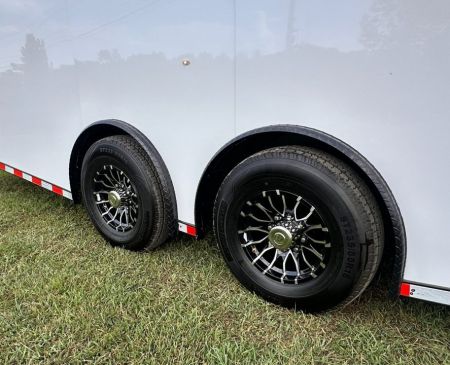 New 2027 Rock Solid Cargo 8.5x28 Race Trailer -7'6" Finished Interior-7000LB Spread Torsion-RECESSED E-TRACK-Car/Race Trailer