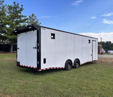 New 2027 Rock Solid Cargo 8.5x28 Race Trailer -7'6" Finished Interior-7000LB Spread Torsion-RECESSED E-TRACK-Car/Race Trailer
