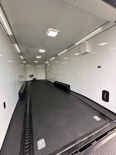 New 2027 Rock Solid Cargo 8.5x28 Race Trailer -7'6" Finished Interior-7000LB Spread Torsion-RECESSED E-TRACK-Car/Race Trailer