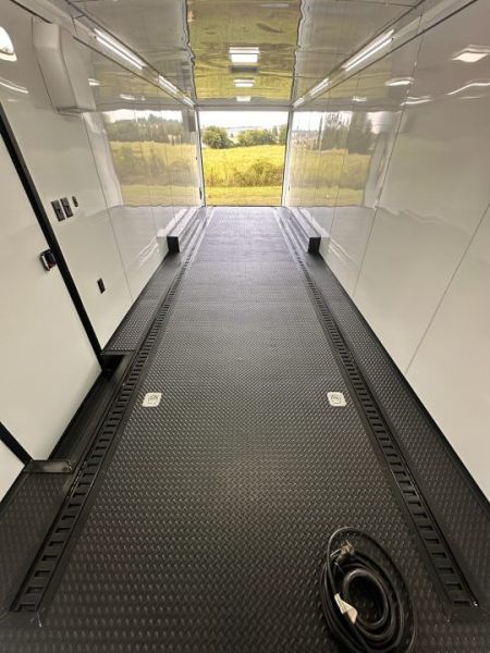 New 2027 Rock Solid Cargo 8.5x28 Race Trailer -7'6" Finished Interior-7000LB Spread Torsion-RECESSED E-TRACK-Car/Race Trailer