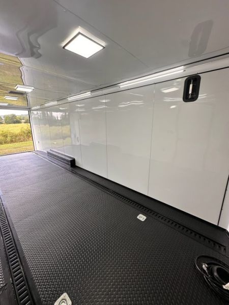 New 2027 Rock Solid Cargo 8.5x28 Race Trailer -7'6" Finished Interior-7000LB Spread Torsion-RECESSED E-TRACK-Car/Race Trailer