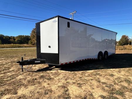 New 2027 Rock Solid Cargo 8.5x28 Race Trailer -7'6" Finished Interior-7000LB Spread Torsion-RECESSED E-TRACK-Car/Race Trailer