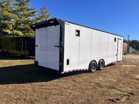 New 2027 Rock Solid Cargo 8.5x28 Race Trailer -7'6" Finished Interior-7000LB Spread Torsion-RECESSED E-TRACK-Car/Race Trailer