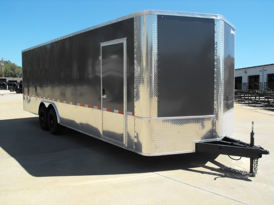 New Enclosed Trailer 8.5 X 24 Ramp 14K Interior7' Side Access