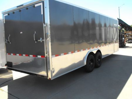 New Enclosed Trailer 8.5 X 24 Ramp 14K Interior7' Side Access