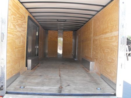 New Enclosed Trailer 8.5 X 24 Ramp 14K Interior7' Side Access