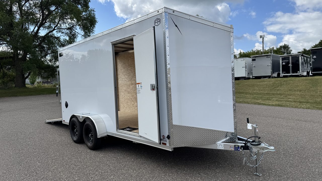 New 2027 Lightning 7X16 Trailer Cargo / Enclosed Trailer - RAMP DOOR!