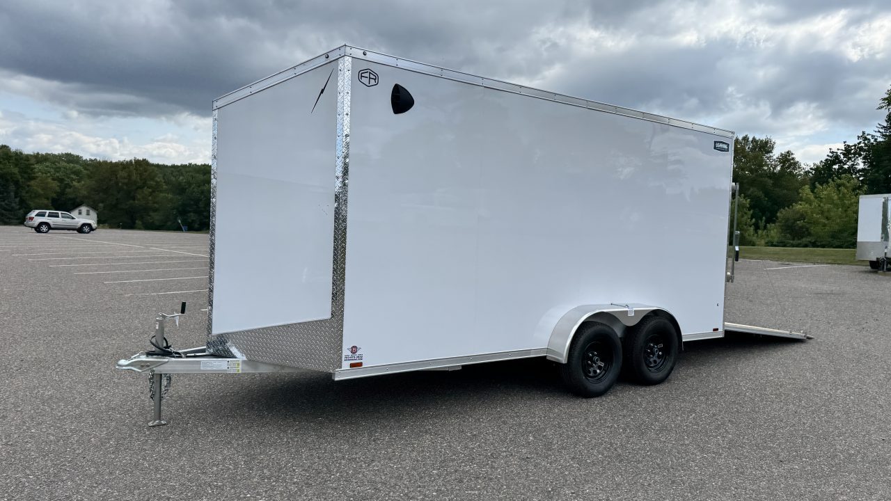 New 2027 Lightning 7X16 Trailer Cargo / Enclosed Trailer - RAMP DOOR!