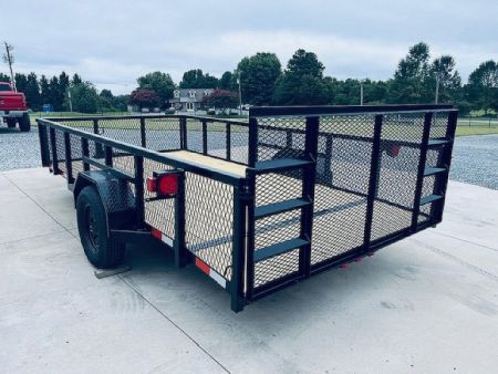 New 2026 Nolan 7X14 3K Landscape Utility Trailer w/2ft Mesh