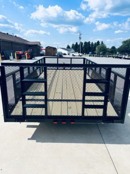 New 2026 Nolan 7X16 7K Landscape Utility Trailer w/2ft Mesh