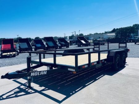 New 2026 Nolan 7X16 7K Landscape Utility Trailer