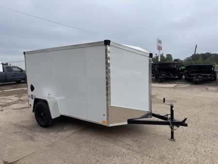 New 2027 Stealth Trailers 5X10 V-Nose W/Ramp Door Cargo / Enclosed Trailer