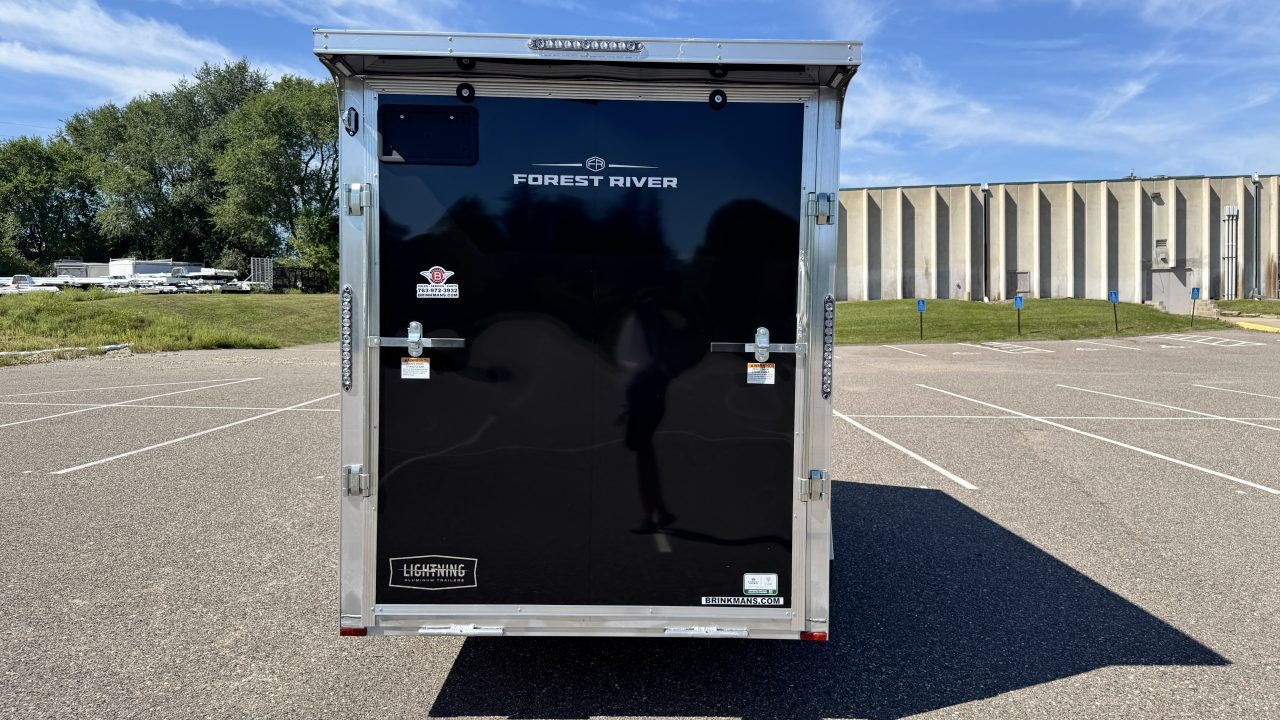 New 2026 Lightning 6x12 Enclosed Aluminum Cargo Trailer - RAMP DOOR!