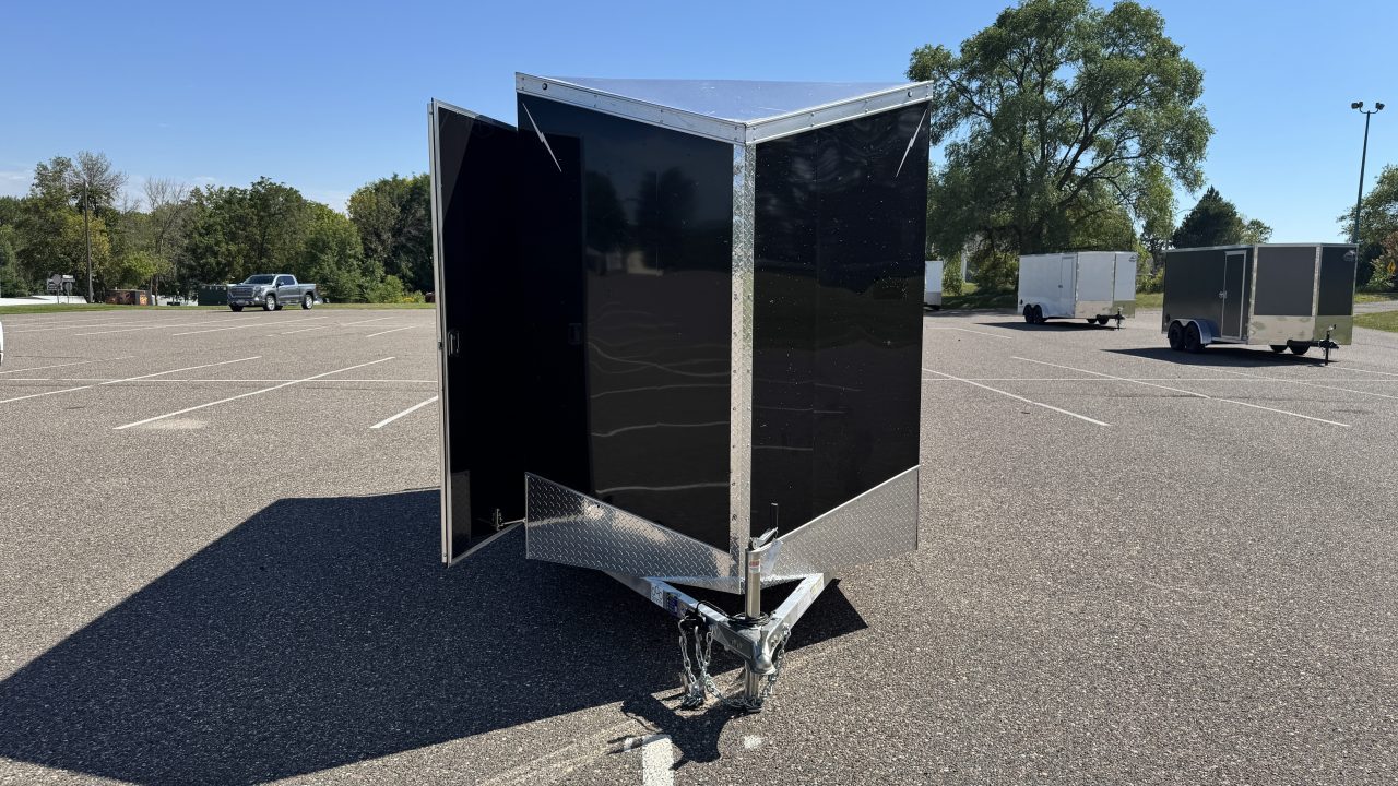 New 2026 Lightning 6x12 Enclosed Aluminum Cargo Trailer - RAMP DOOR!
